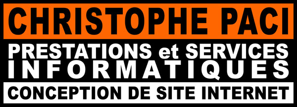 Christophe PACI - Prestations et services Informatiques - Conception de site internet